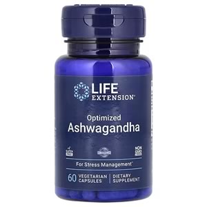 Life Extension, オプティマイズド アシュワガンダ、ベジカプセル60粒（1粒あたり125mg）