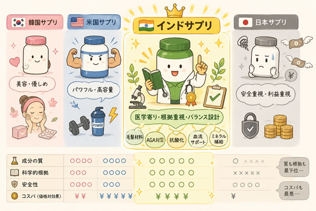 【人気上昇中】育毛サプリなら「インドサプリ」が熱い!|Keraglo Menを成分から本気解析|ユニドラ-05